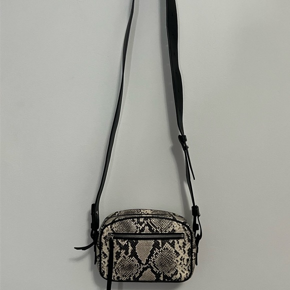 ALLSAINTS Sliver Bumbag Crossbody, Snake Print - Picture 4 of 15